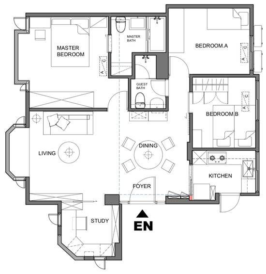 110m2老房改造，北歐風羨煞左鄰右舍
